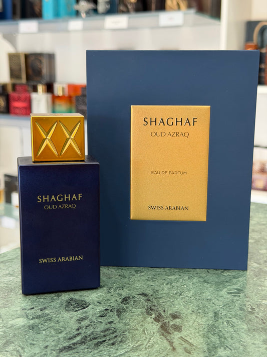 SHAGHAF OUD AZRAQ  SWISS ARABIAN EDP-75ml