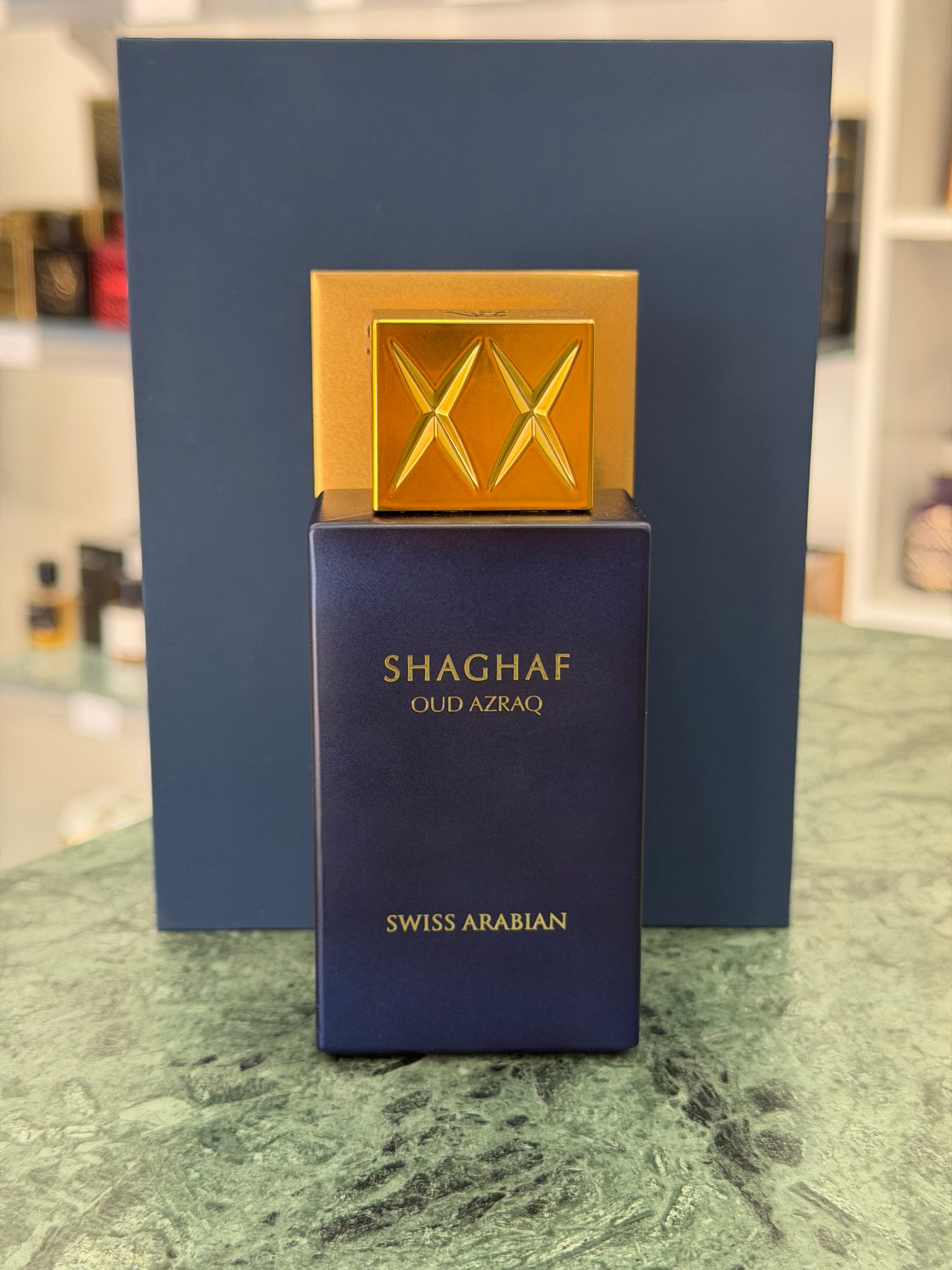 SHAGHAF OUD AZRAQ  SWISS ARABIAN EDP-75ml