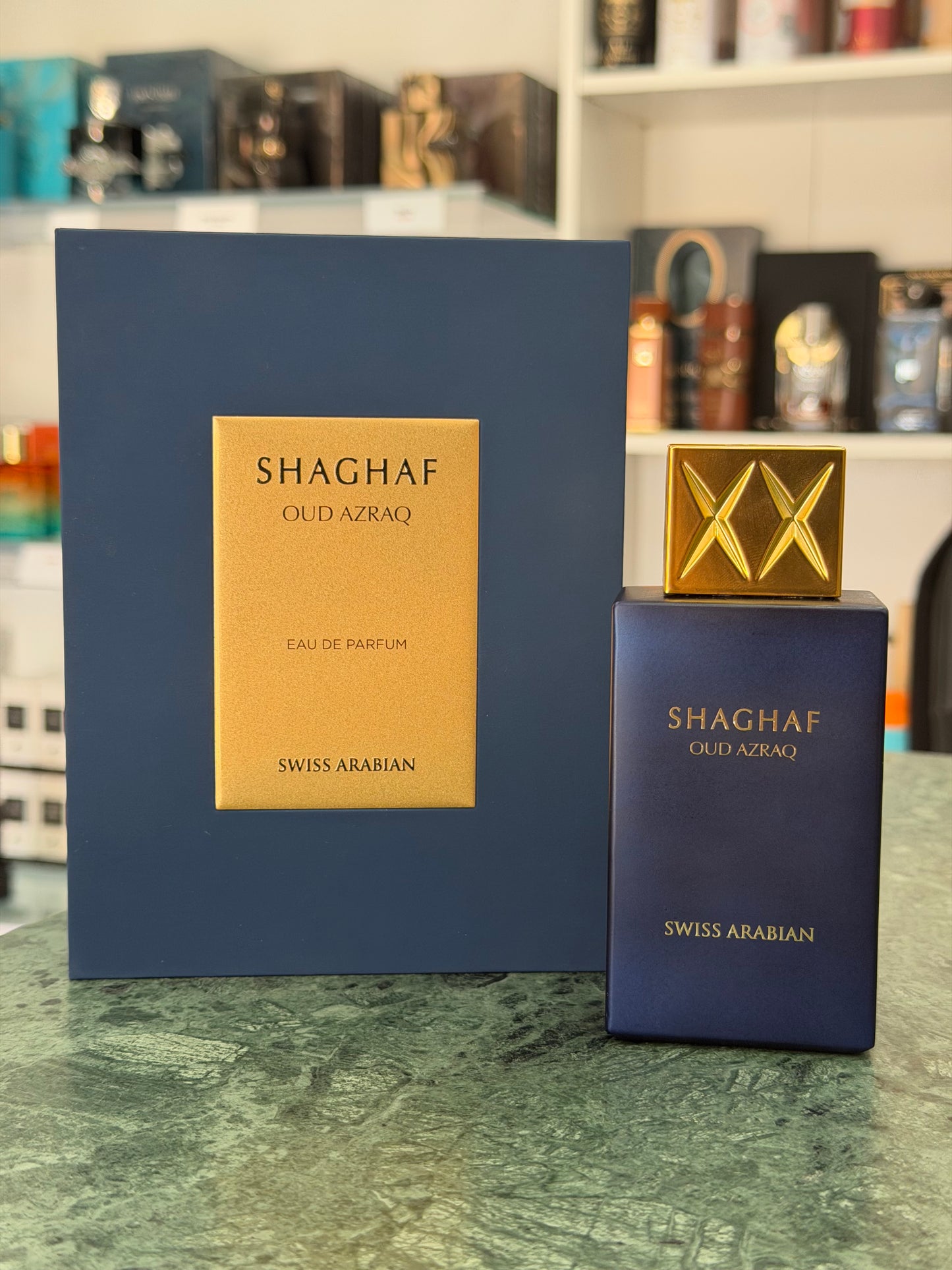 SHAGHAF OUD AZRAQ  SWISS ARABIAN EDP-75ml